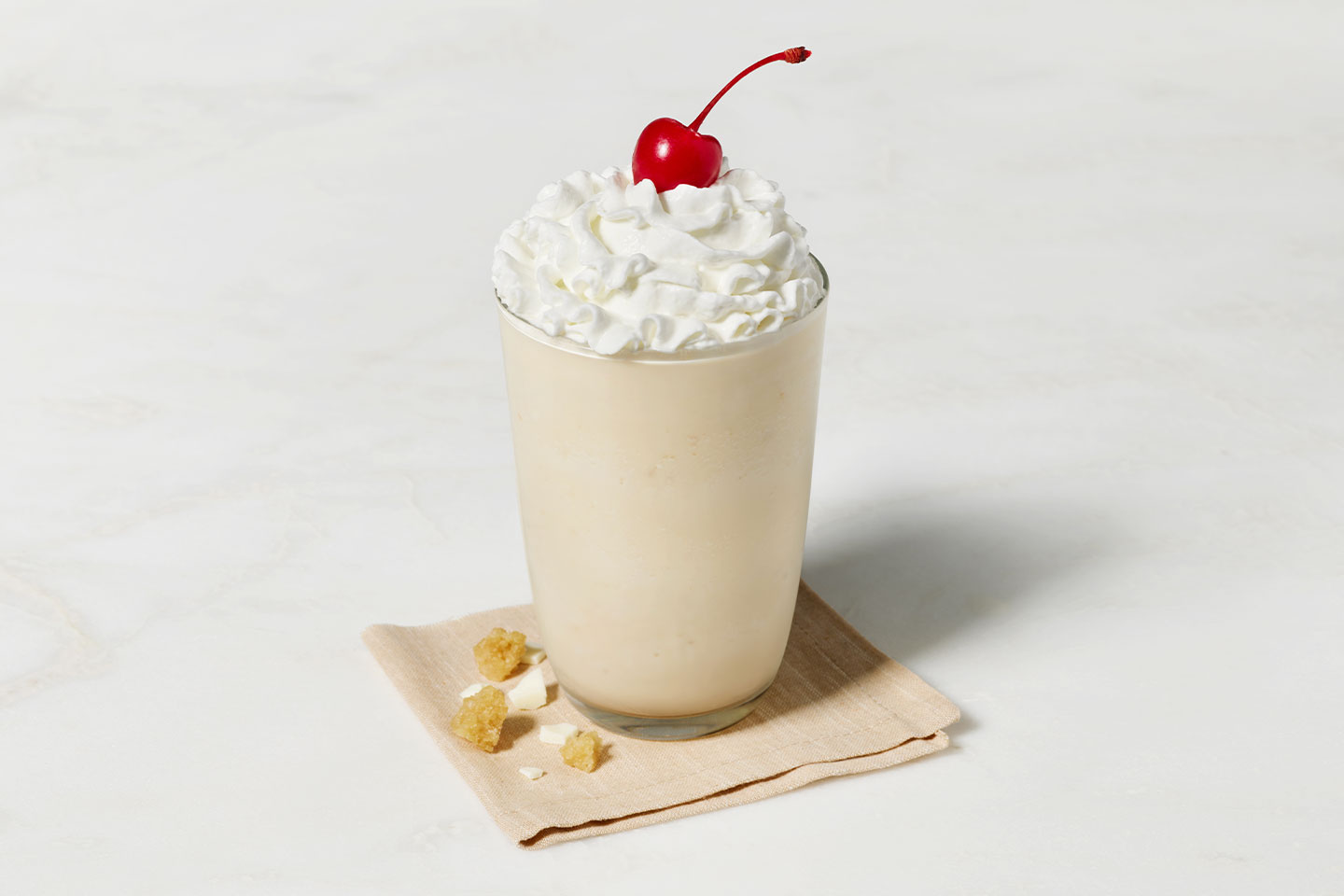 What is the Caramel Crumble Milkshake and when is it available? Chick